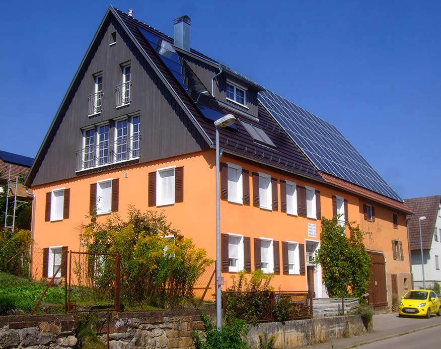 Umbau eines alten Bauernhauses in Gechingen, Bau abgeschlossen