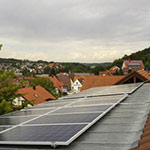 Großprojekt in Flacht (Montage von Solarzellen, Photovoltaik 3 kW)